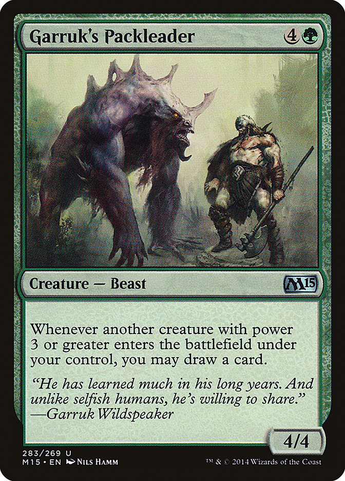 Garruk's Packleader [Magic 2015] | Dragon's Lair Comics and Fantasy Houston TX