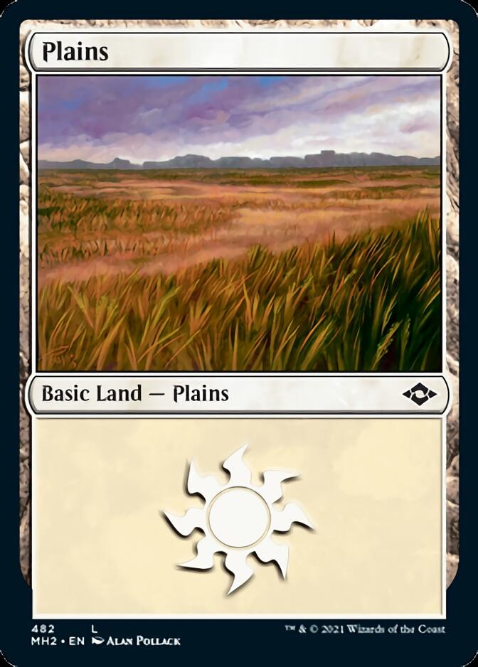 Plains (482) (Foil Etched) [Modern Horizons 2] | Dragon's Lair Comics and Fantasy Houston TX