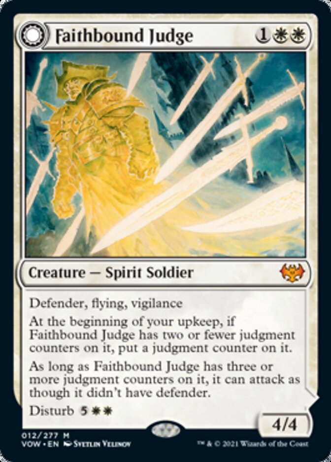 Faithbound Judge // Sinner's Judgment [Innistrad: Crimson Vow] | Dragon's Lair Comics and Fantasy Houston TX