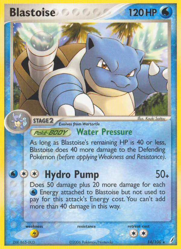 Blastoise (14/100) [EX: Crystal Guardians] | Dragon's Lair Comics and Fantasy Houston TX