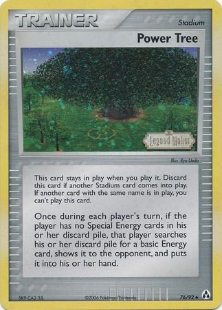 Power Tree (76/92) (Stamped) [EX: Legend Maker] | Dragon's Lair Comics and Fantasy Houston TX