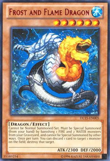 Frost and Flame Dragon (Red) [DL15-EN005] Rare | Dragon's Lair Comics and Fantasy Houston TX