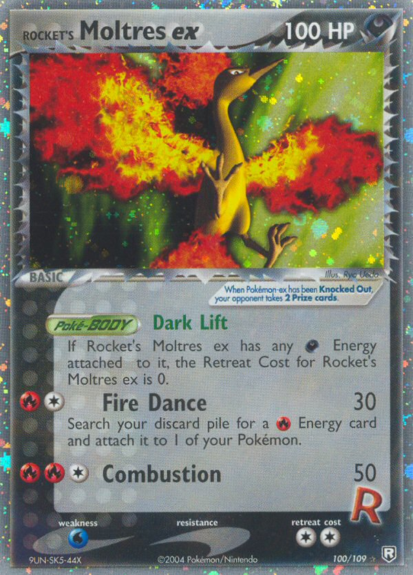 Rocket's Moltres ex (100/109) [EX: Team Rocket Returns] | Dragon's Lair Comics and Fantasy Houston TX