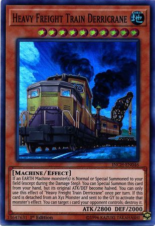 Heavy Freight Train Derricrane [INCH-EN046] Super Rare | Dragon's Lair Comics and Fantasy Houston TX