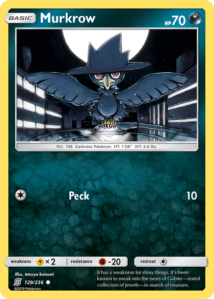 Murkrow (129/236) [Sun & Moon: Unified Minds] | Dragon's Lair Comics and Fantasy Houston TX