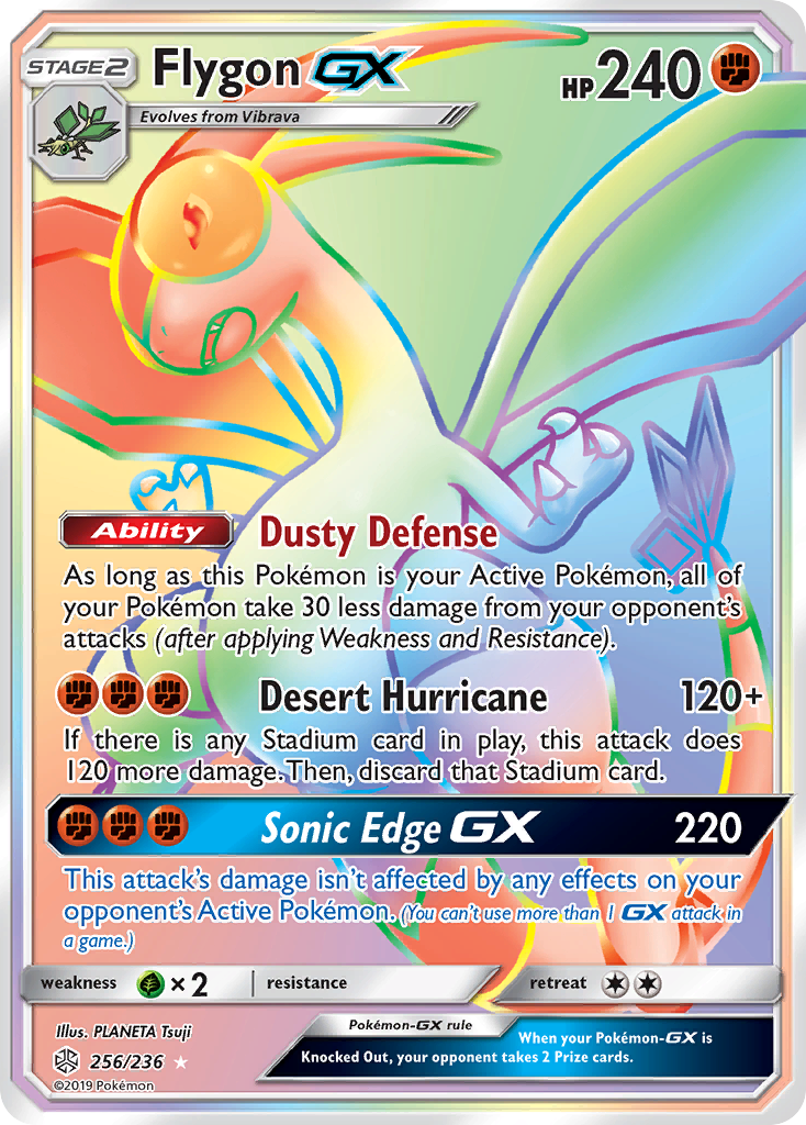 Flygon GX (256/236) [Sun & Moon: Cosmic Eclipse] | Dragon's Lair Comics and Fantasy Houston TX