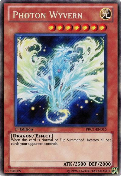 Photon Wyvern [PRC1-EN015] Secret Rare | Dragon's Lair Comics and Fantasy Houston TX