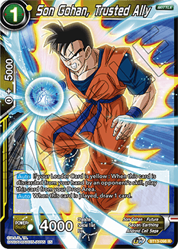 Son Gohan, Trusted Ally (Rare) (BT13-098) [Supreme Rivalry] | Dragon's Lair Comics and Fantasy Houston TX