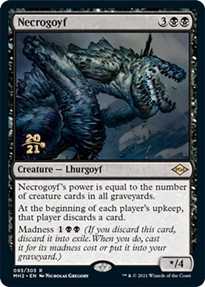 Necrogoyf [Modern Horizons 2 Prerelease Promos] | Dragon's Lair Comics and Fantasy Houston TX