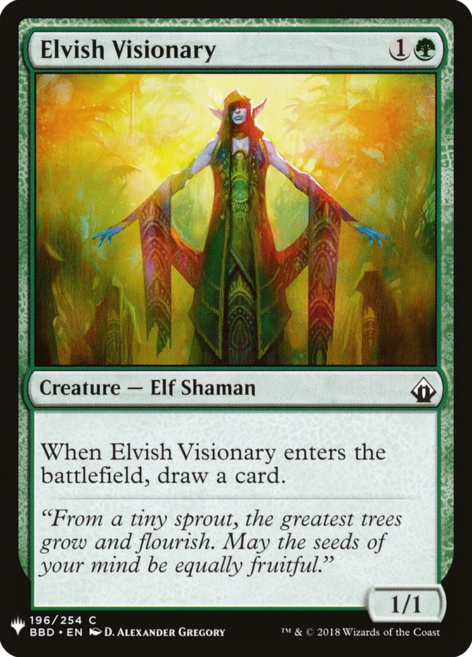 Elvish Visionary [Mystery Booster] | Dragon's Lair Comics and Fantasy Houston TX