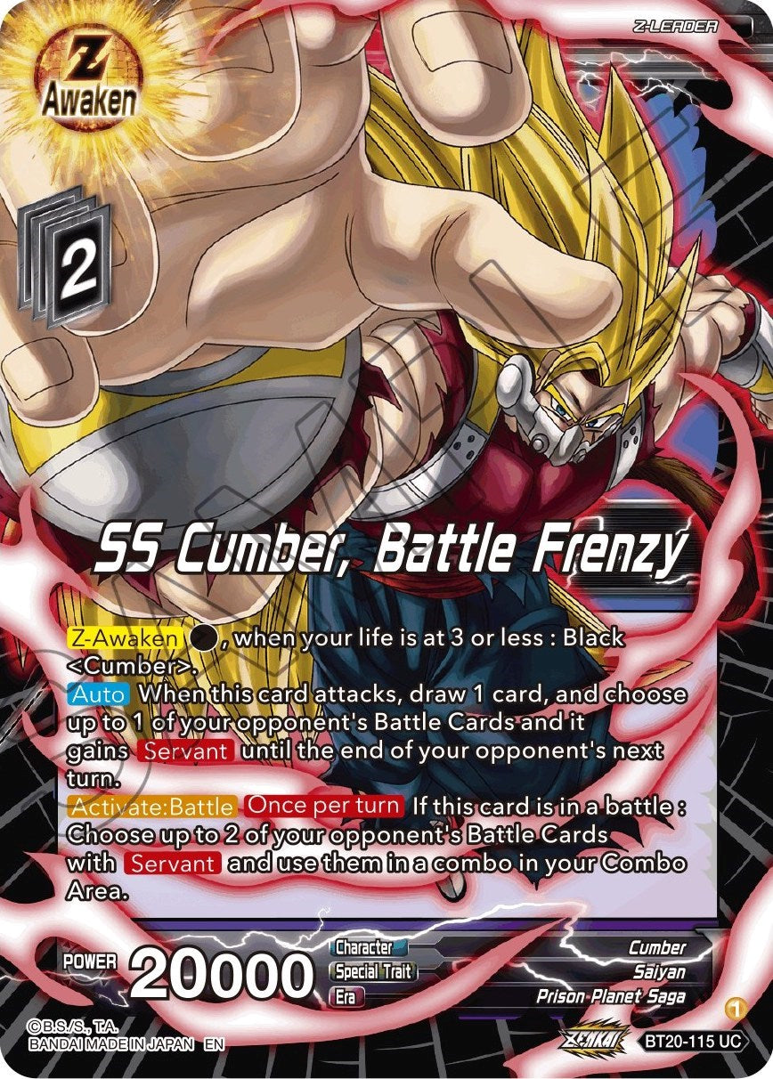 SS Cumber, Battle Frenzy (BT20-115) [Power Absorbed] | Dragon's Lair Comics and Fantasy Houston TX