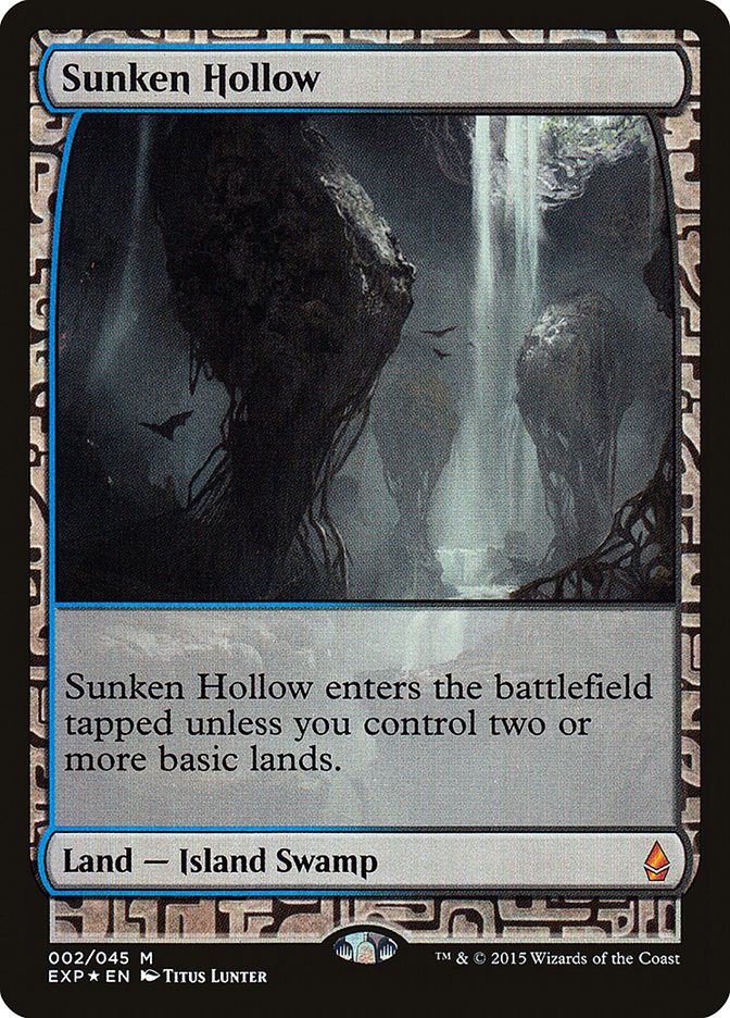 Sunken Hollow [Zendikar Expeditions] | Dragon's Lair Comics and Fantasy Houston TX