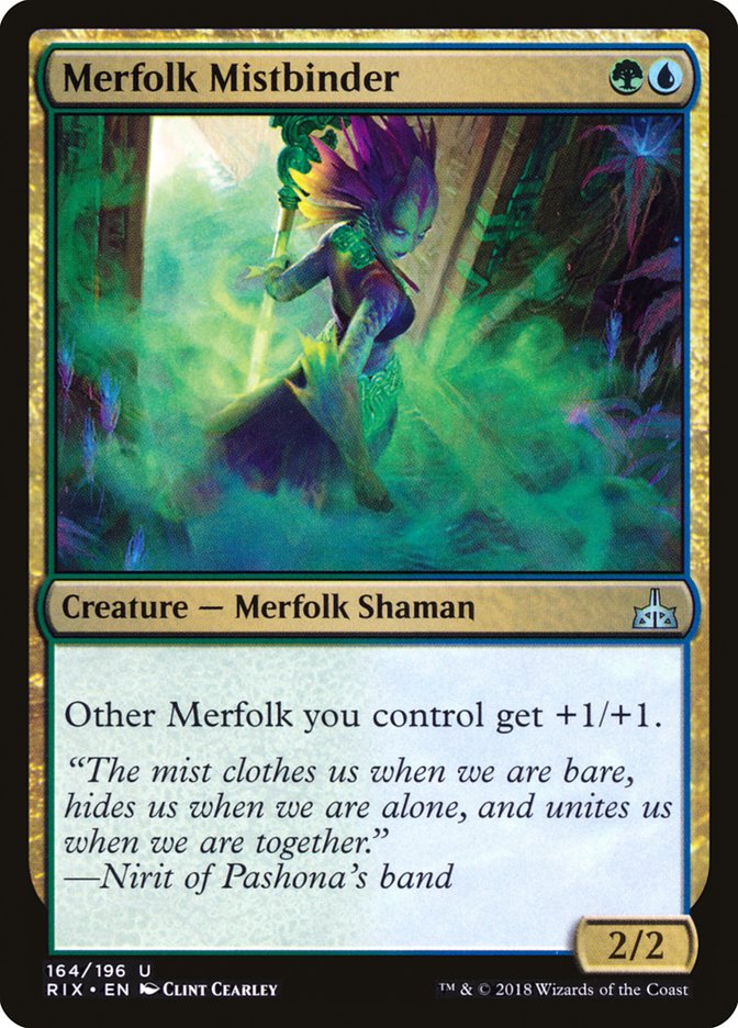 Merfolk Mistbinder [Rivals of Ixalan] | Dragon's Lair Comics and Fantasy Houston TX