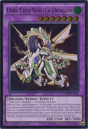 Odd-Eyes Vortex Dragon (UTR) [DOCS-EN045] Ultimate Rare | Dragon's Lair Comics and Fantasy Houston TX