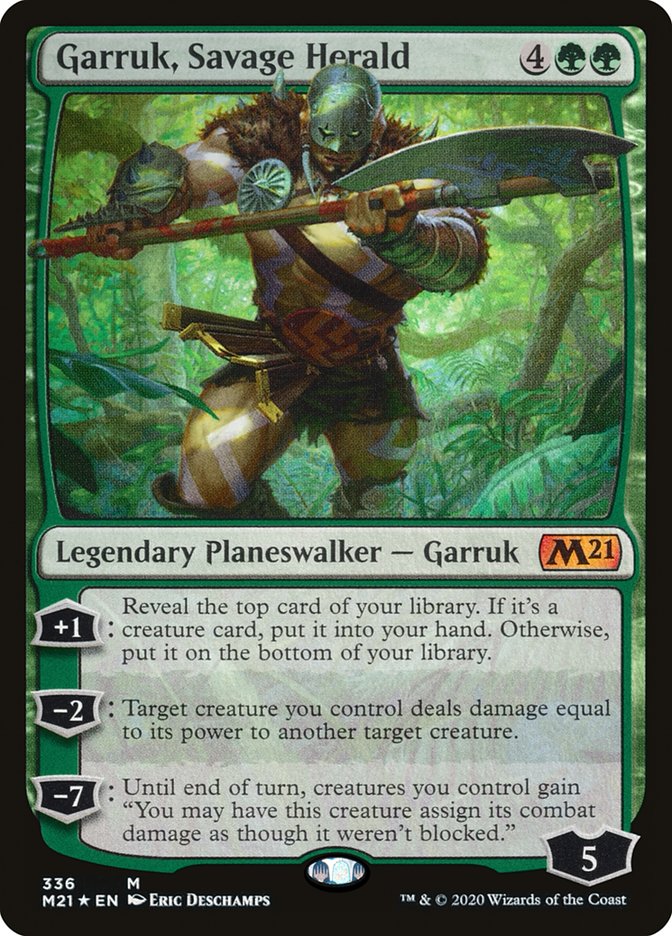 Garruk, Savage Herald [Core Set 2021] | Dragon's Lair Comics and Fantasy Houston TX