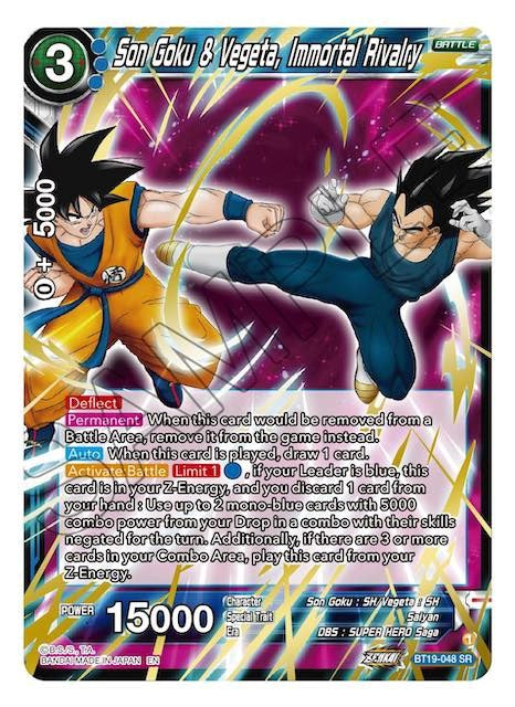 Son Goku & Vegeta, Immortal Rivalry (BT19-048) [Fighter's Ambition] | Dragon's Lair Comics and Fantasy Houston TX