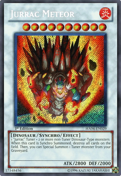 Jurrac Meteor [HA04-EN029] Secret Rare | Dragon's Lair Comics and Fantasy Houston TX