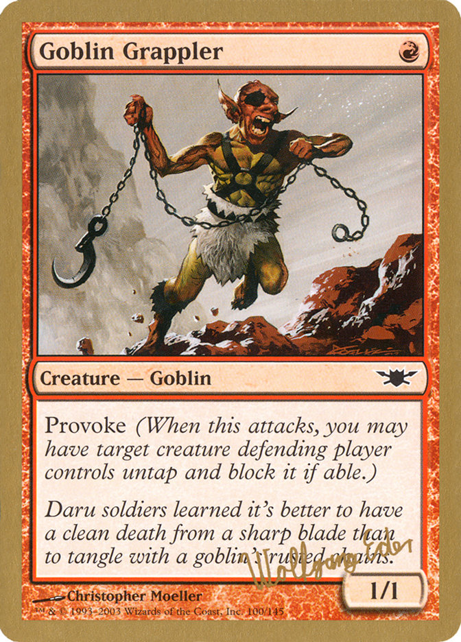 Goblin Grappler (Wolfgang Eder) [World Championship Decks 2003] | Dragon's Lair Comics and Fantasy Houston TX