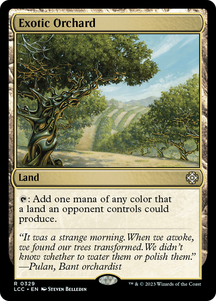 Exotic Orchard [The Lost Caverns of Ixalan Commander] | Dragon's Lair Comics and Fantasy Houston TX