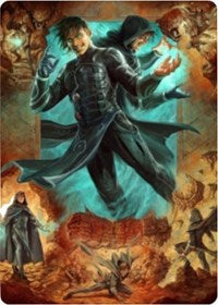 Jace, Mirror Mage 2 Art Card [Zendikar Rising Art Series] | Dragon's Lair Comics and Fantasy Houston TX