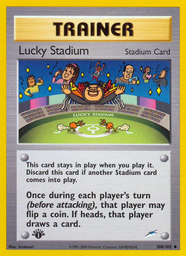 Lucky Stadium (100/105) [Neo Destiny 1st Edition] | Dragon's Lair Comics and Fantasy Houston TX