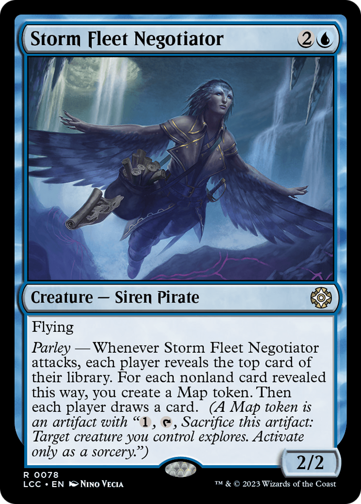 Storm Fleet Negotiator [The Lost Caverns of Ixalan Commander] | Dragon's Lair Comics and Fantasy Houston TX