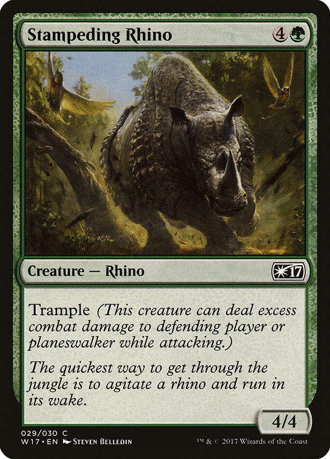 Stampeding Rhino [Welcome Deck 2017] | Dragon's Lair Comics and Fantasy Houston TX