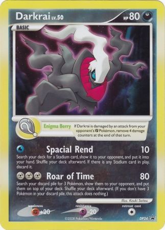 Darkrai (DP24) (Jumbo Card) [Diamond & Pearl: Black Star Promos] | Dragon's Lair Comics and Fantasy Houston TX