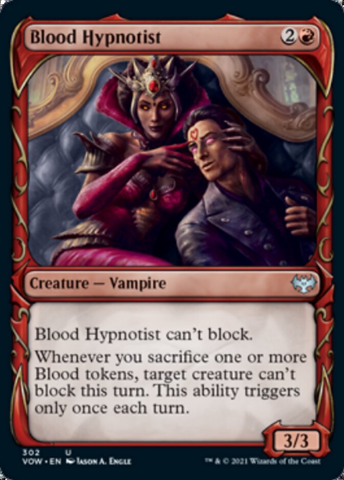 Blood Hypnotist (Showcase Fang Frame) [Innistrad: Crimson Vow] | Dragon's Lair Comics and Fantasy Houston TX