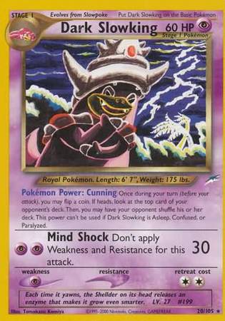 Dark Slowking (20/105) [Neo Destiny Unlimited] | Dragon's Lair Comics and Fantasy Houston TX