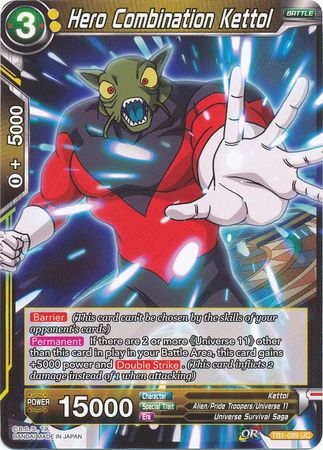 Hero Combination Kettol (TB1-089) [The Tournament of Power] | Dragon's Lair Comics and Fantasy Houston TX