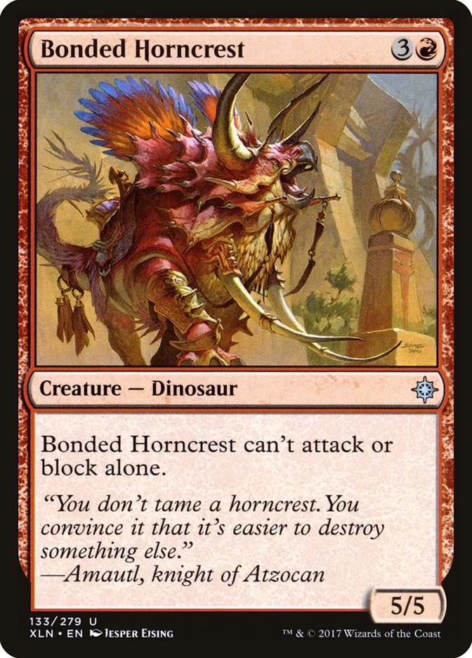 Bonded Horncrest [Ixalan] | Dragon's Lair Comics and Fantasy Houston TX