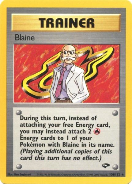 Blaine (100/132) [Gym Challenge Unlimited] | Dragon's Lair Comics and Fantasy Houston TX