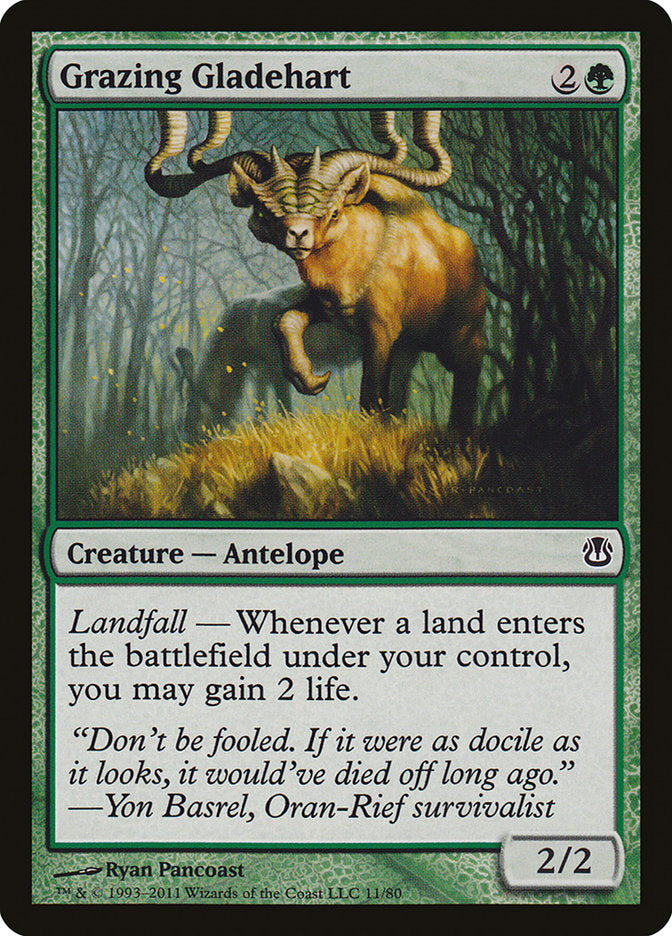 Grazing Gladehart [Duel Decks: Ajani vs. Nicol Bolas] | Dragon's Lair Comics and Fantasy Houston TX