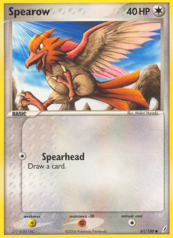 Spearow (61/100) [EX: Crystal Guardians] | Dragon's Lair Comics and Fantasy Houston TX