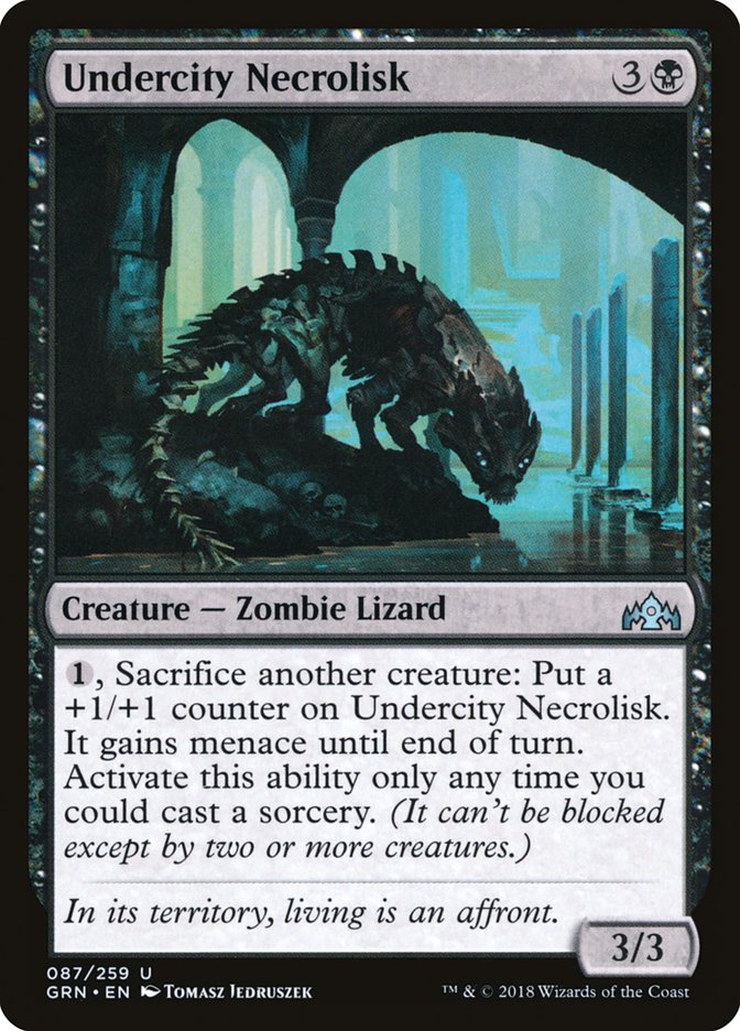 Undercity Necrolisk [Guilds of Ravnica] | Dragon's Lair Comics and Fantasy Houston TX