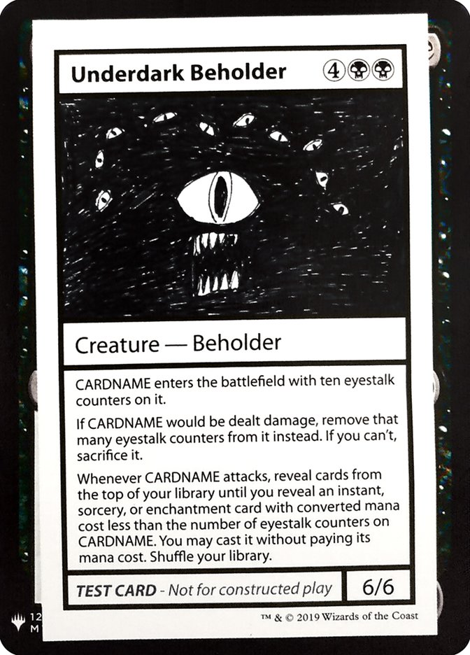 Underdark Beholder [Mystery Booster Playtest Cards] | Dragon's Lair Comics and Fantasy Houston TX