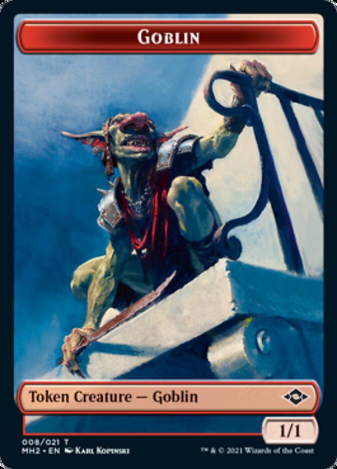 Goblin Token [Modern Horizons 2 Tokens] | Dragon's Lair Comics and Fantasy Houston TX