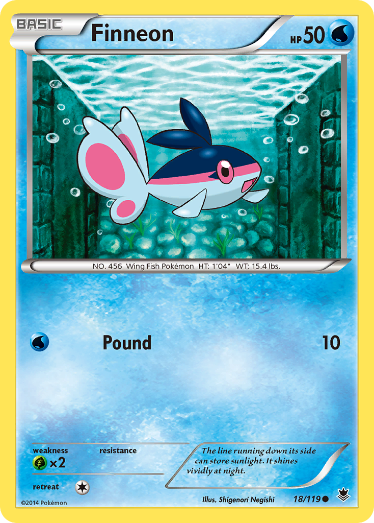 Finneon (18/119) [XY: Phantom Forces] | Dragon's Lair Comics and Fantasy Houston TX