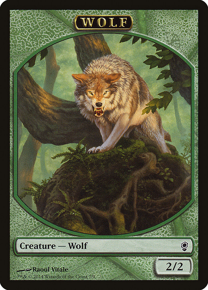 Wolf Token [Conspiracy Tokens] | Dragon's Lair Comics and Fantasy Houston TX