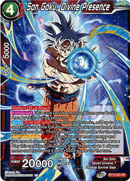 Son Goku, Divine Presence (BT14-005) [Cross Spirits] | Dragon's Lair Comics and Fantasy Houston TX