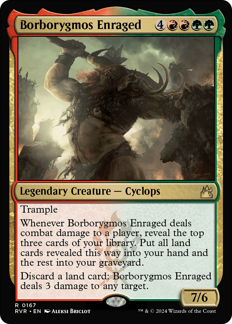 Borborygmos Enraged [Ravnica Remastered] | Dragon's Lair Comics and Fantasy Houston TX