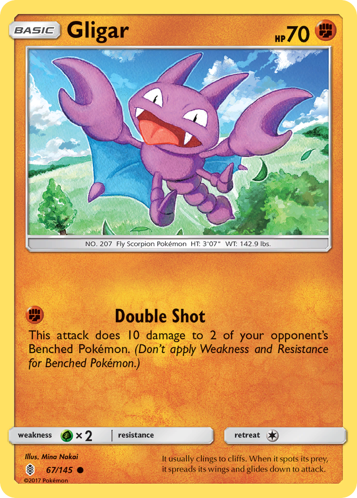 Gligar (67/145) [Sun & Moon: Guardians Rising] | Dragon's Lair Comics and Fantasy Houston TX