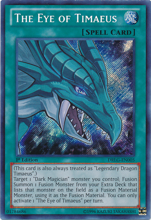 The Eye of Timaeus [DRLG-EN005] Secret Rare | Dragon's Lair Comics and Fantasy Houston TX