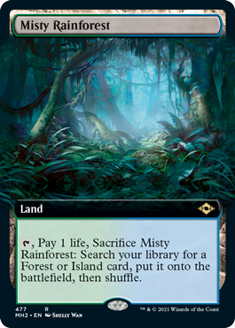 Misty Rainforest (Extended Art) [Modern Horizons 2] | Dragon's Lair Comics and Fantasy Houston TX