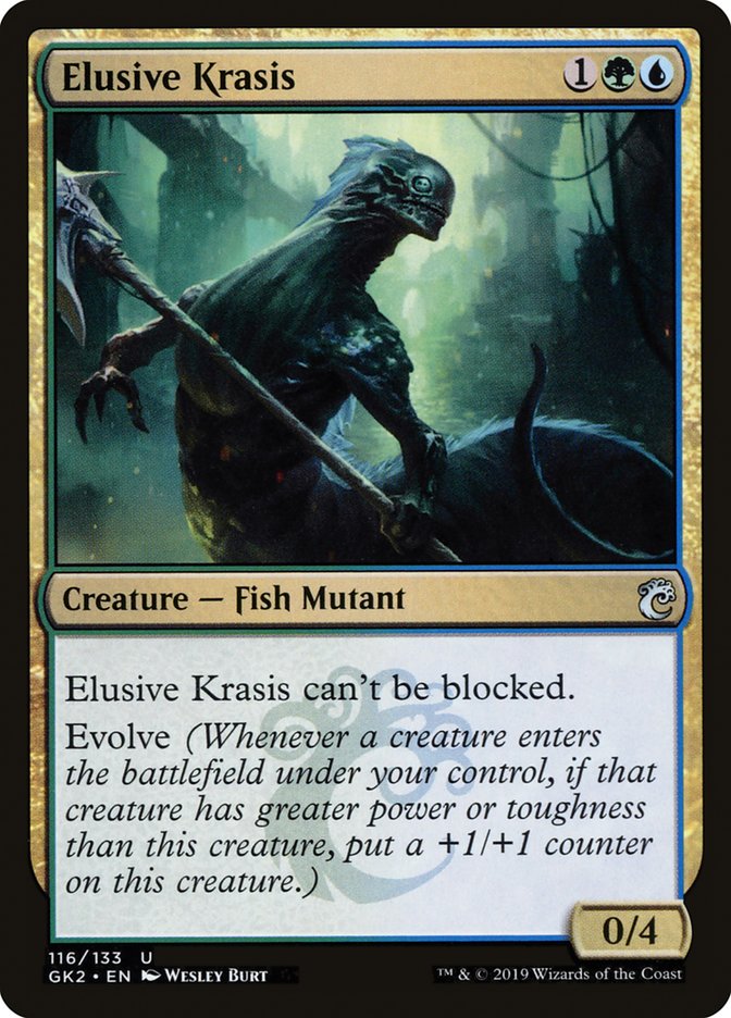 Elusive Krasis [Ravnica Allegiance Guild Kit] | Dragon's Lair Comics and Fantasy Houston TX