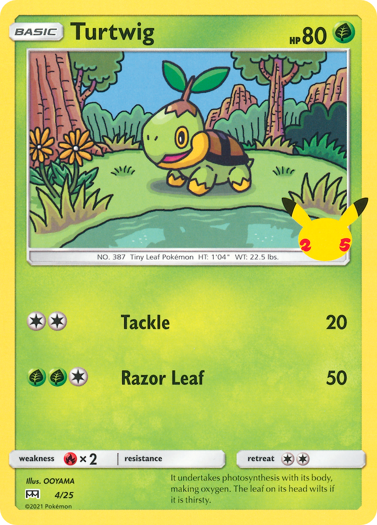 Turtwig (4/25) [McDonald's 25th Anniversary] | Dragon's Lair Comics and Fantasy Houston TX