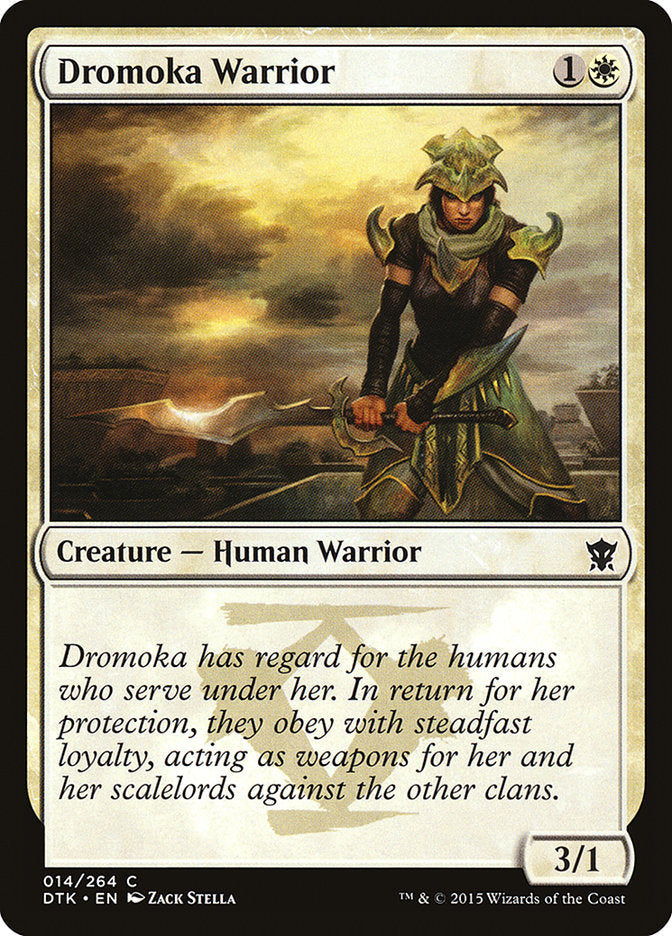 Dromoka Warrior [Dragons of Tarkir] | Dragon's Lair Comics and Fantasy Houston TX