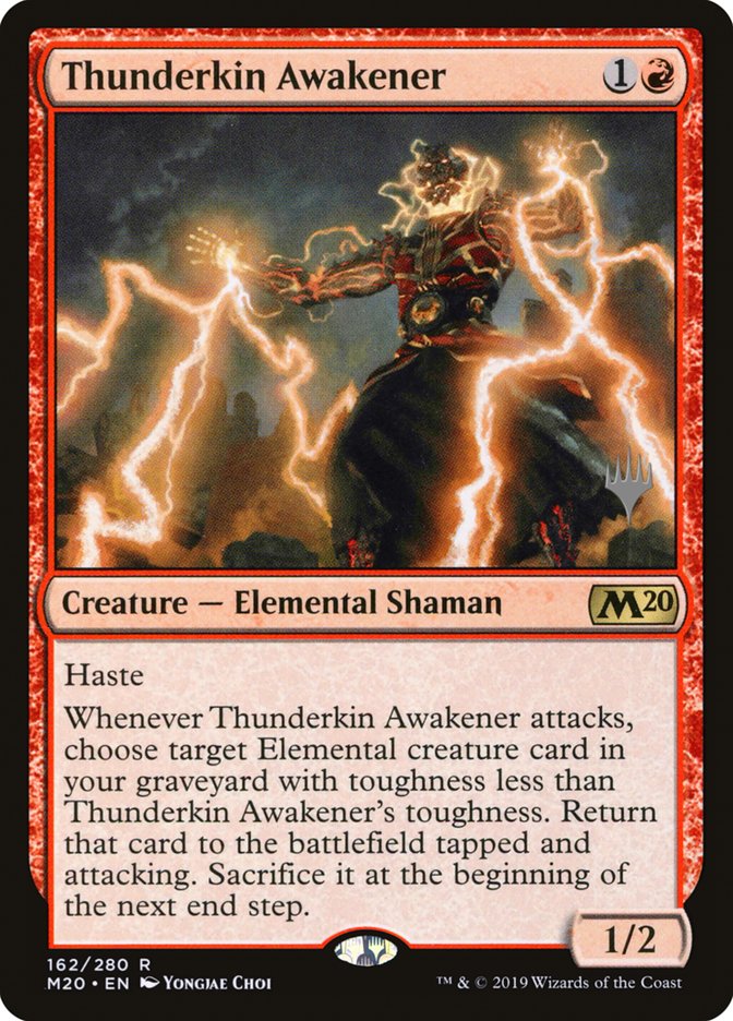 Thunderkin Awakener (Promo Pack) [Core Set 2020 Promos] | Dragon's Lair Comics and Fantasy Houston TX