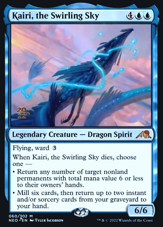 Kairi, the Swirling Sky [Kamigawa: Neon Dynasty Prerelease Promos] | Dragon's Lair Comics and Fantasy Houston TX